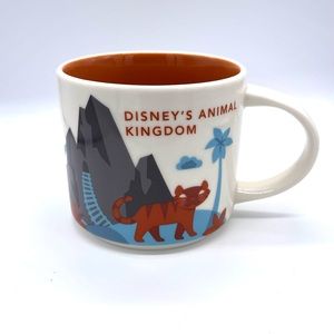 Starbucks You Are Here - Disney World Animal Kingdom 14oz Mug Series V 2 new